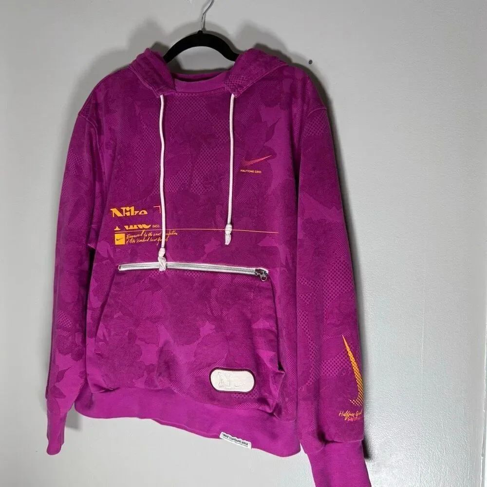 Men’s Nike Standard Issue Basketball Pullover Hoodie Sweatshirt Pink DV0013-564